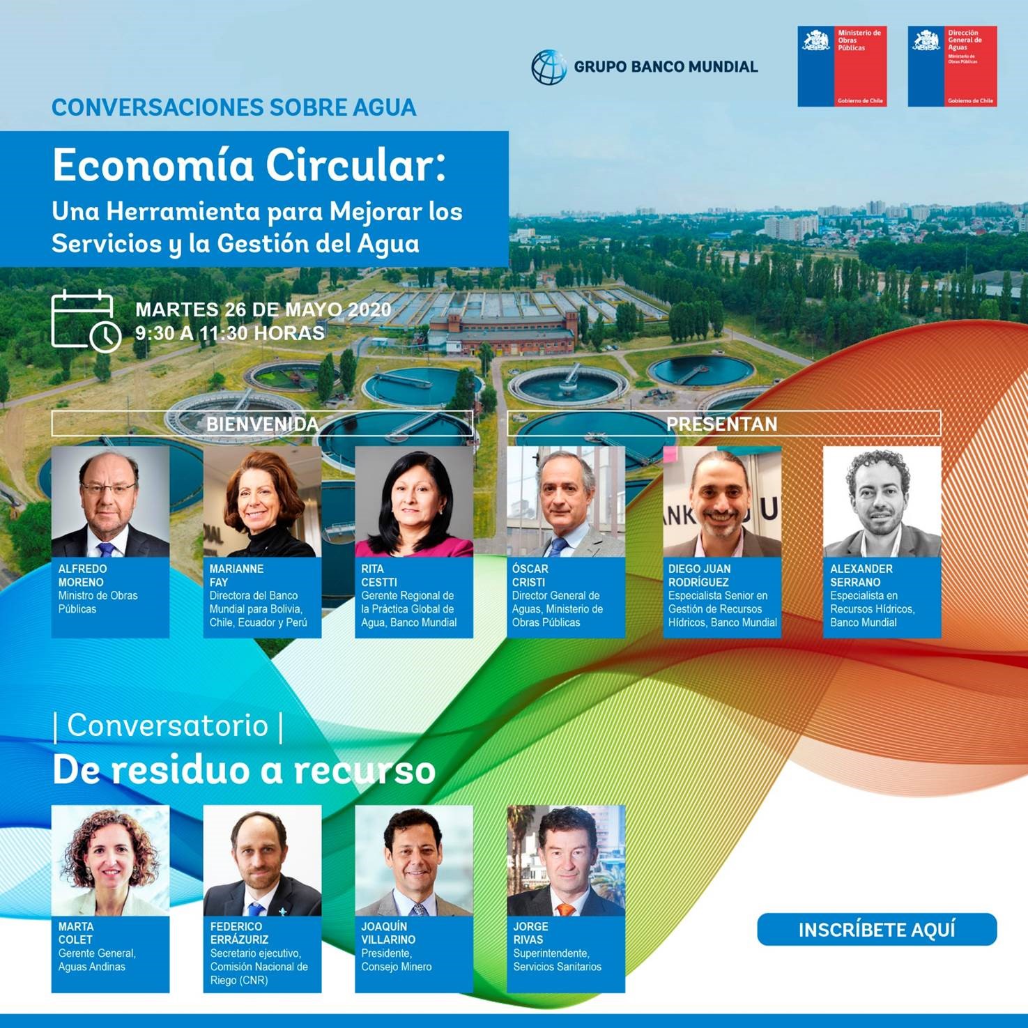 Seminario Web “Economía Circular: Una herramienta para mejorar los servicios y la gestión del agua”  