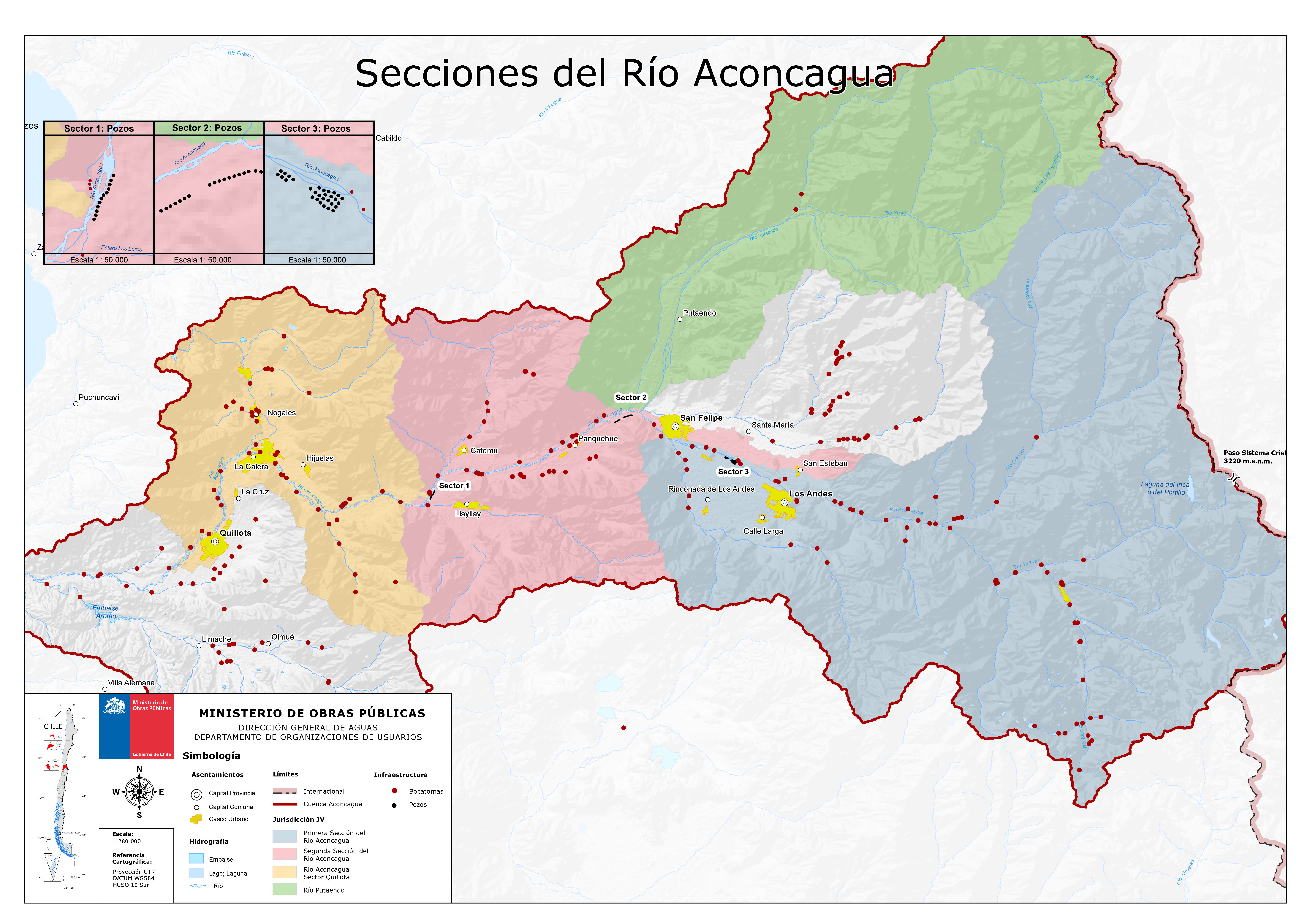Decreto de Escasez Hídrica y continúa intervención en Tercera Sección del Río Aconcagua