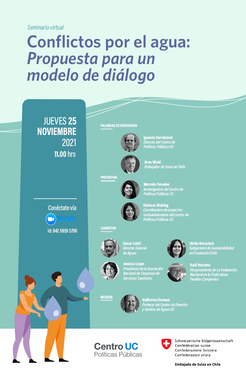 Seminario Virtual CPP UC: “Conflictos por el agua: Propuesta para un modelo de diálogo”