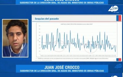 Subdirector DGA presenta propuestas para enfrentar megasequía en seminario del CEP
