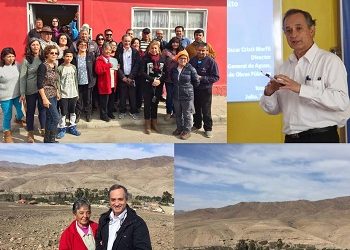 Oscar Cristi se reúne con la comunidad de Totoral Bajo