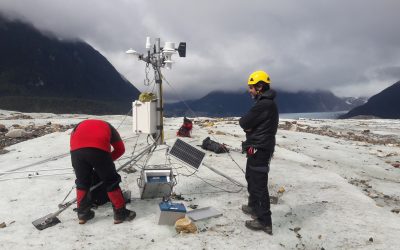 Dirección General de Aguas del MOP realizó mediciones en glaciar Exploradores