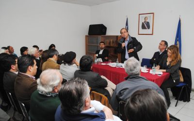 MINISTRO ALBERTO UNDURRAGA ABORDA SOLUCIONES HIDRICAS CON CIUDADANIA