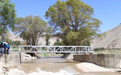 Nueva estación fluviométrica en sector La Puerta del río Copiapó
