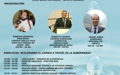 DGA participará en programa del Día Mundial del Aguas de CONAPHI UNESCO