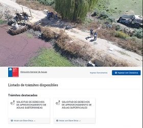 Plataforma Digital para Solicitar Nuevos Derechos de Agua
