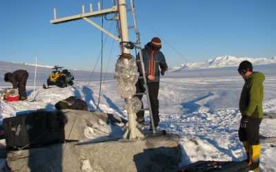 DGA instala equipamiento de última generación en Campo de Hielo Sur
