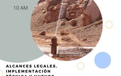 Webinario sobre MEE de Aguas Subterráneas
