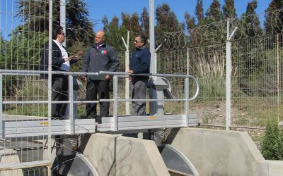 Director General de Aguas visita compuertas automáticas de canales derivados del río Elqui