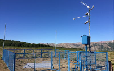 MOP Instala moderna estación de monitoreo de nieve en Alto Mallines