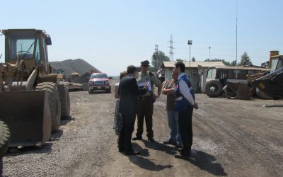 Dirección General de Aguas paraliza extracción ilegal de áridos