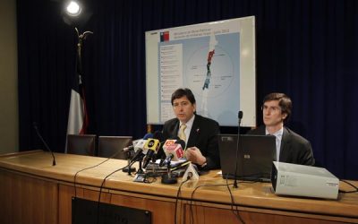 Ministro Golborne confirma aumento de un 20,5% en la disponibilidad de los embalses