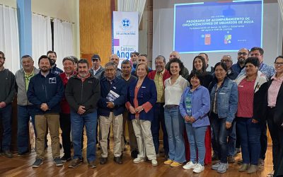 Organizaciones de usuarios de agua de la cuenca del río Biobío participaron en capacitación sobre gestión y gobernanza del agua