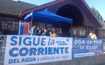 Desde Putre en la región de Arica y Parinacota hasta Cerro Castillo en Magallanes se realizarán jornadas de acompañamiento de la campaña “Sigue la corriente del agua y utilízala en regla”