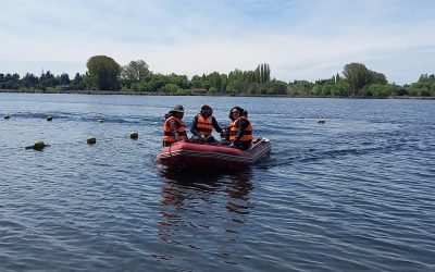 Dirección General de Aguas del MOP monitorea calidad de aguas del lago Avendaño