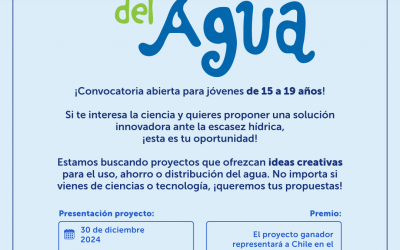 Convocatoria para el concurso “Junior del Agua” dirigido a estudiantes cierra el 30 de diciembre