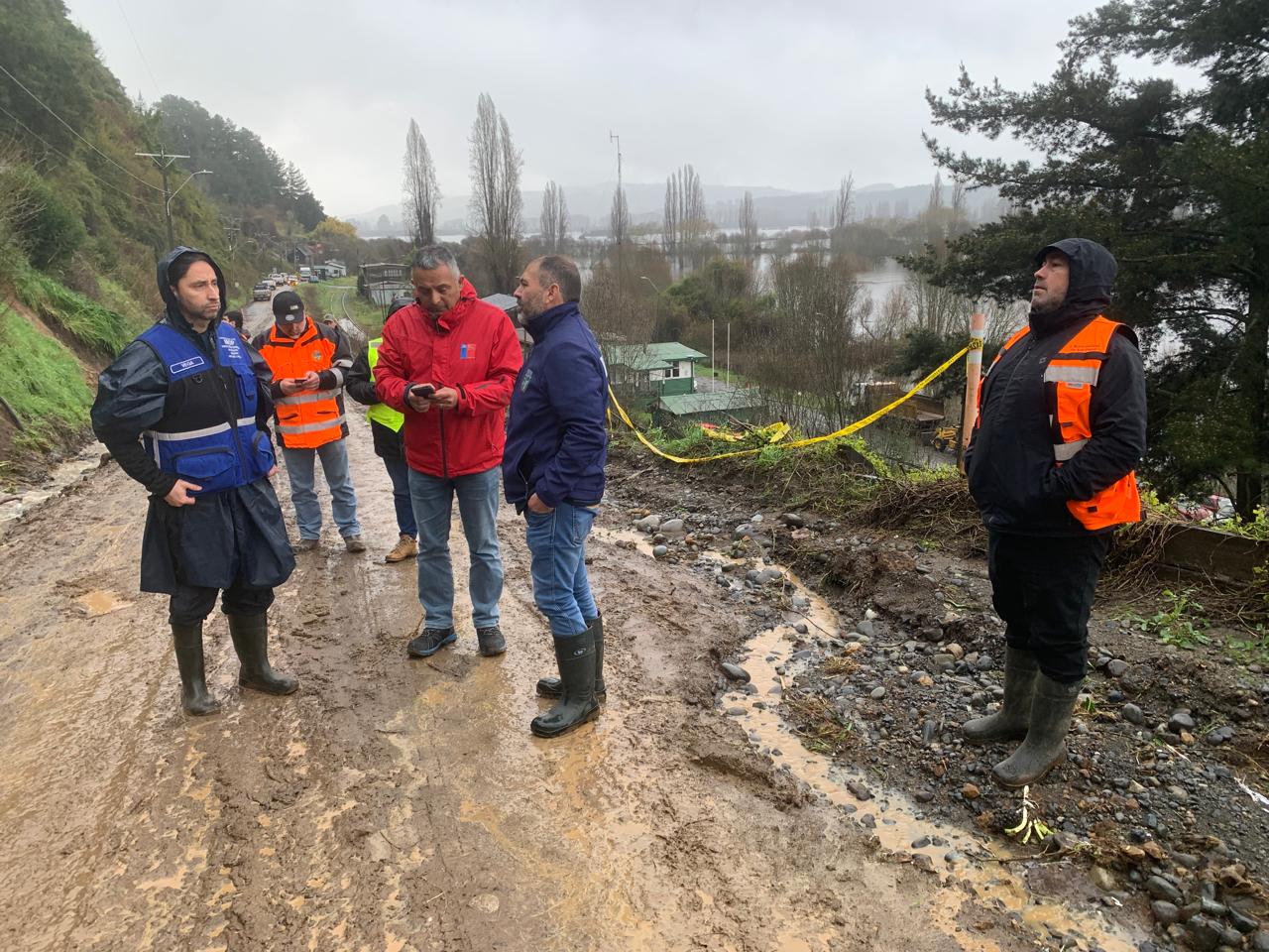 Director de Aguas de Los Lagos realiza visita técnica a comuna de San Pablo en Osorno en el marco de la alerta roja por emergencia climática